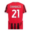 Officiële Voetbalshirt + Korte Broek AC Milan Chukwueze 21 Thuis 2024-25 - Kids